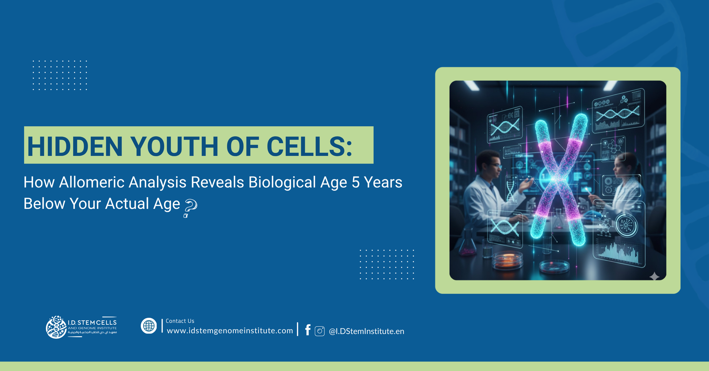 Hidden Youth of Cells: How Allomeric Analysis Reveals Biological Age 5 Years Below Your Actual Age