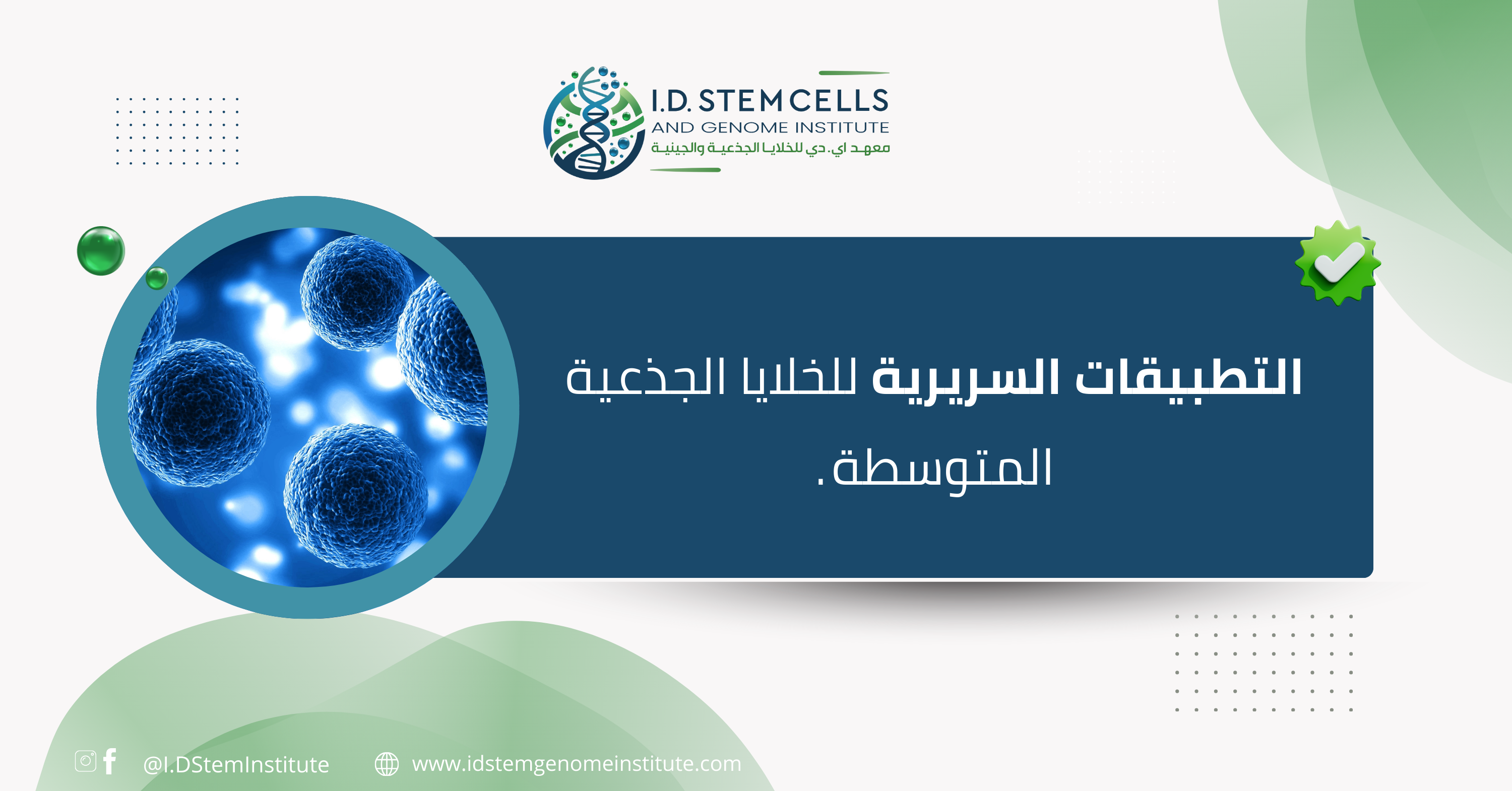 التطبيقات السريرية للخلايا الجذعية المتوسطة 